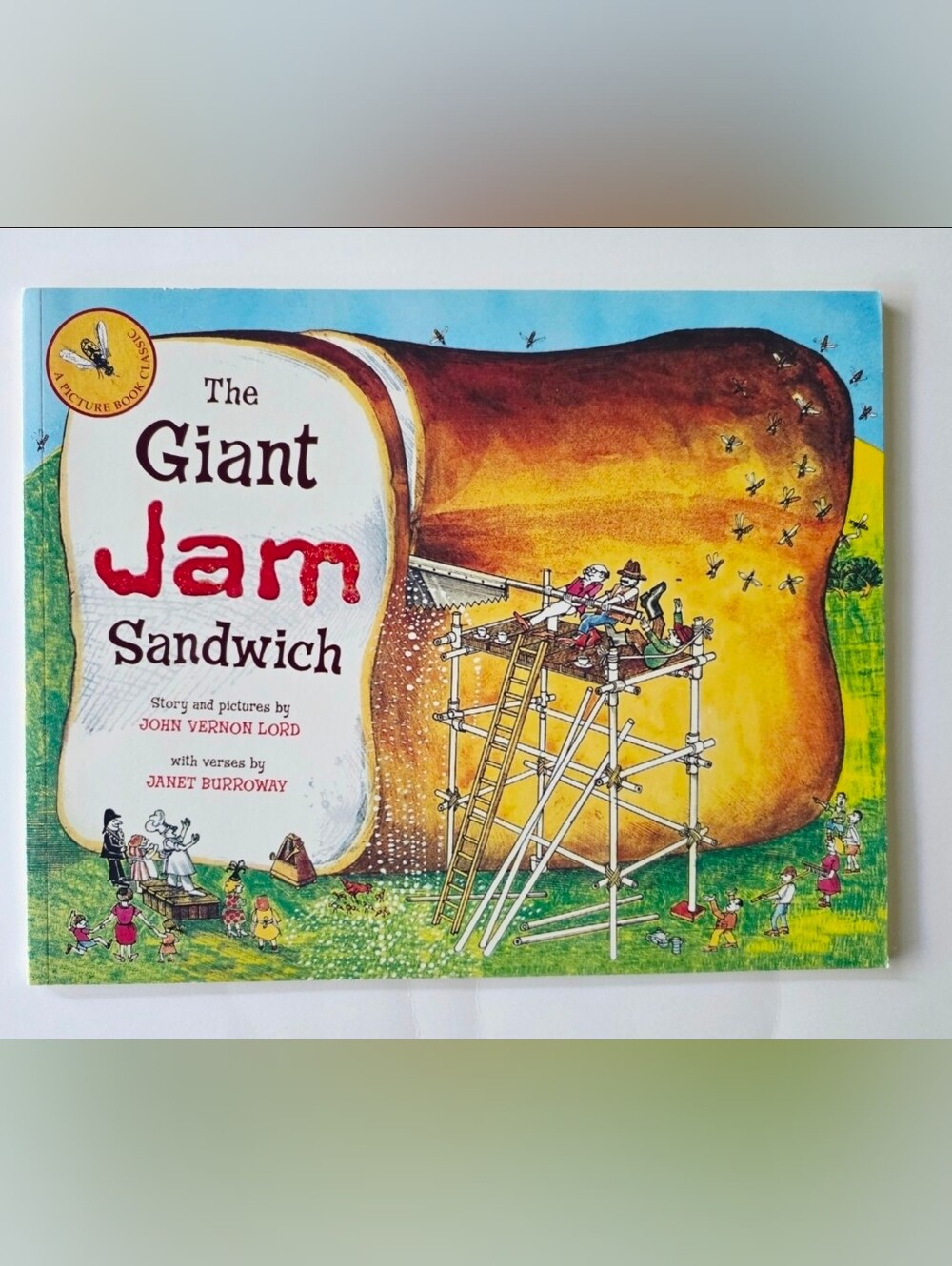 The Giant Jam Sandwich children's book.